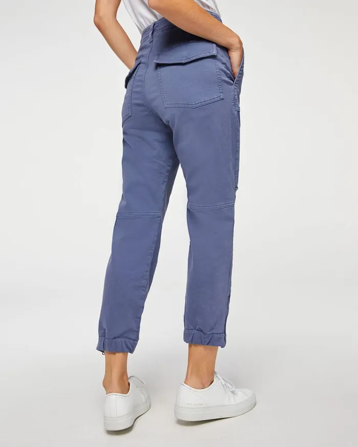7 For All Mankind Pants Side Zipper Jogger In French Blue French Blue 8211 Women