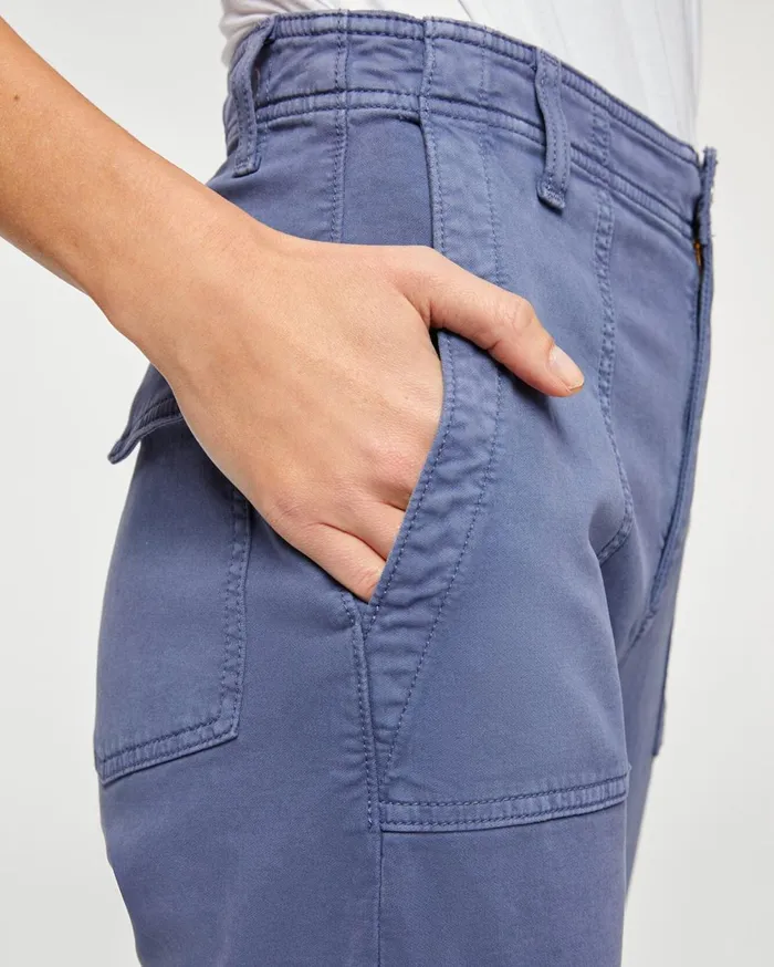 7 For All Mankind Pants Side Zipper Jogger In French Blue French Blue 8211 Women
