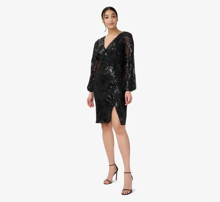 Adrianna Papell Beaded Short Sheath Cocktail Dress In Black Black Women Short Dresses Adrianna Papell Beaded Short Sheath Cocktail Dress In Black Black Women Short Dresses