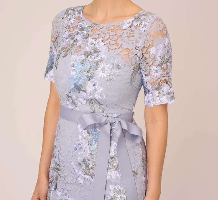 Adrianna Papell Floral Embroidered Gown In Biscotti Multi Biscotti Multi Women Floral Dresses Adrianna Papell Floral Embroidered Gown In Biscotti Multi Biscotti Multi Women Floral Dresses