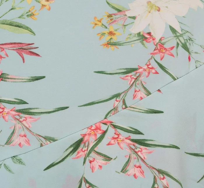 Adrianna Papell Floral Print Stretch Chiffon Tiered Ruffled MidiLength Dress In Mint Smoke Mint Smoke Women Floral Dresses Adrianna Papell Floral Print Stretch Chiffon Tiered Ruffled MidiLength Dress In Mint Smoke Mint Smoke Women Floral Dresses