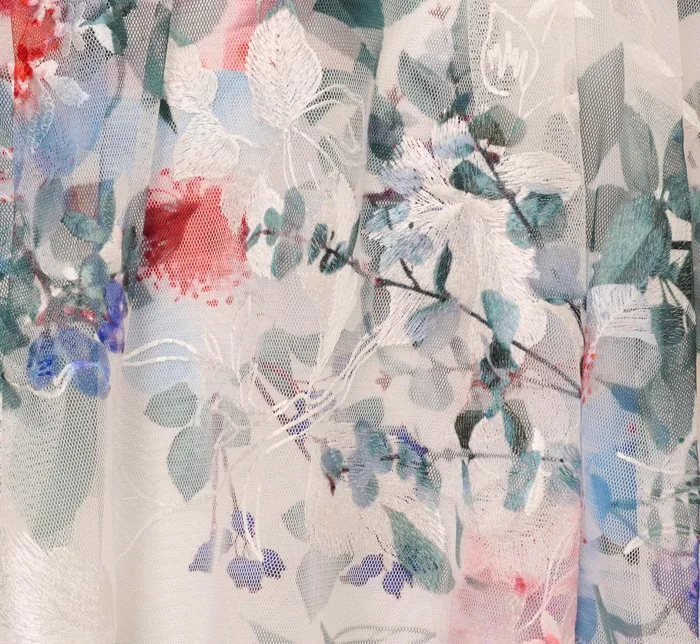 Adrianna Papell Floral Printed Sleeveless Midi Dress With Sheer Details In Ivory Multi Ivory Multi Women Cocktail Dresses Adrianna Papell Floral Printed Sleeveless Midi Dress With Sheer Details In Ivory Multi Ivory Multi Women Cocktail Dresses
