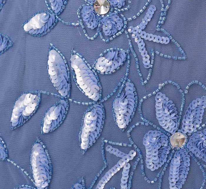 Adrianna Papell Hand Beaded Short Sleeve Floral Godet Gown In Marble Marble Women Floral Dresses Adrianna Papell Hand Beaded Short Sleeve Floral Godet Gown In Marble Marble Women Floral Dresses