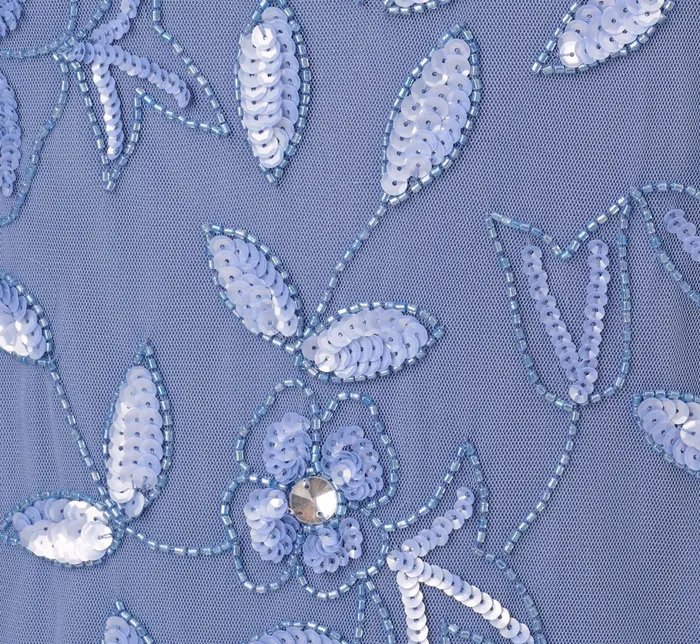 Adrianna Papell Hand Beaded Short Sleeve Floral Godet Gown In Marble Marble Women Floral Dresses Adrianna Papell Hand Beaded Short Sleeve Floral Godet Gown In Marble Marble Women Floral Dresses