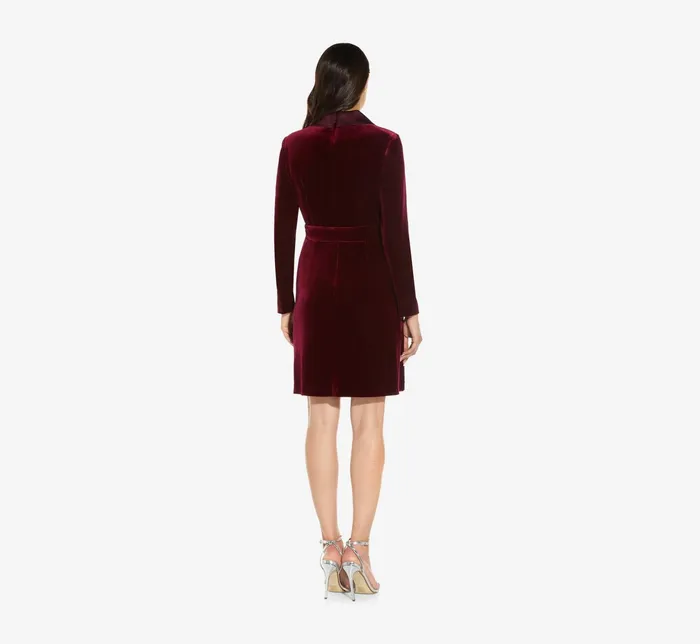 Adrianna Papell Long Sleeve Velvet Tuxedo Dress In Black Black Women Cocktail Dresses Adrianna Papell Long Sleeve Velvet Tuxedo Dress In Black Black Women Cocktail Dresses