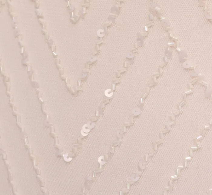 Adrianna Papell Plus Size Art Deco Cocktail Dress With Halter Neck In Ivory Ivory Women Short Wedding Dresses Adrianna Papell Plus Size Art Deco Cocktail Dress With Halter Neck In Ivory Ivory Women Short Wedding Dresses