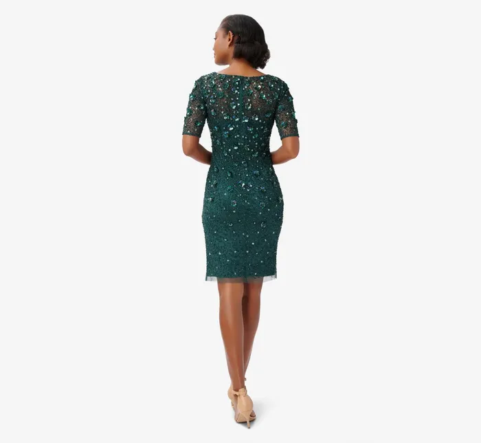 Adrianna Papell Plus Size Beaded Cocktail Dress In Biscotti Biscotti Women Floral Adrianna Papell Plus Size Beaded Cocktail Dress In Biscotti Biscotti Women Floral