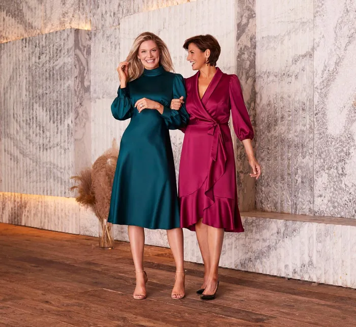 Adrianna Papell Satin Crepe Tuxedo Wrap Dress In Red Plum Red Plum Women Day Dresses Adrianna Papell Satin Crepe Tuxedo Wrap Dress In Red Plum Red Plum Women Day Dresses