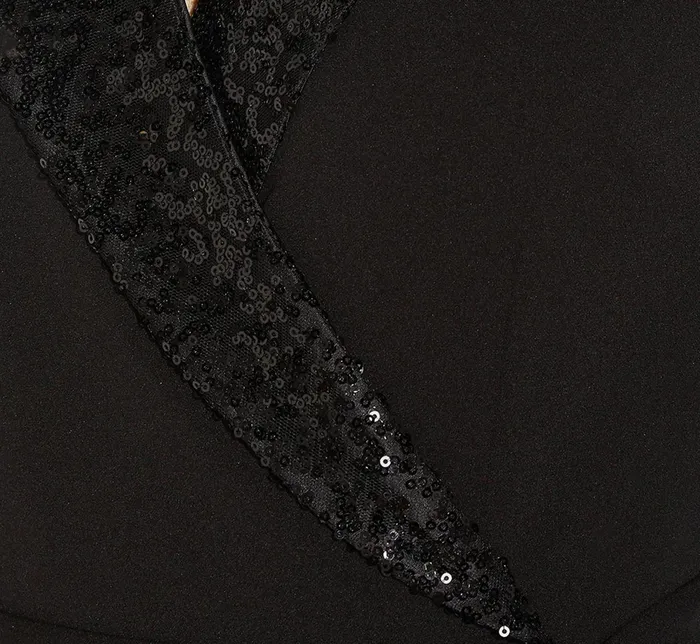 Adrianna Papell Sequin Collar Tuxedo Dress In Black Black Women Cocktail Dresses Adrianna Papell Sequin Collar Tuxedo Dress In Black Black Women Cocktail Dresses