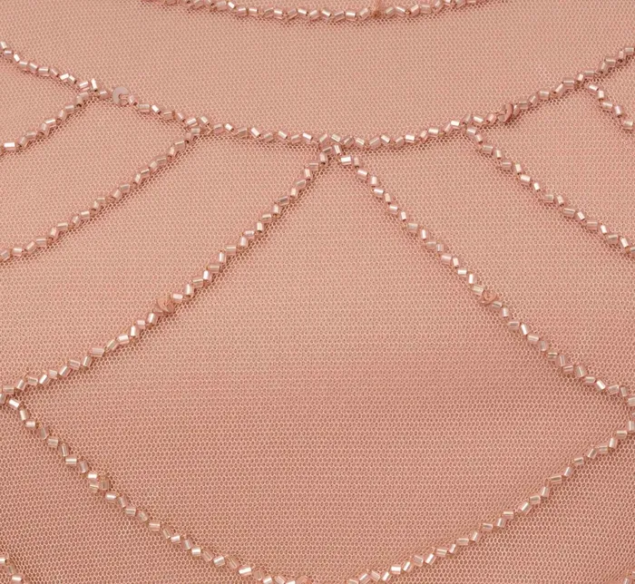 Adrianna Papell Short Sleeve Beaded Blouson Gown In Rose Gold Rose Gold Women Formal Dresses Adrianna Papell Short Sleeve Beaded Blouson Gown In Rose Gold Rose Gold Women Formal Dresses