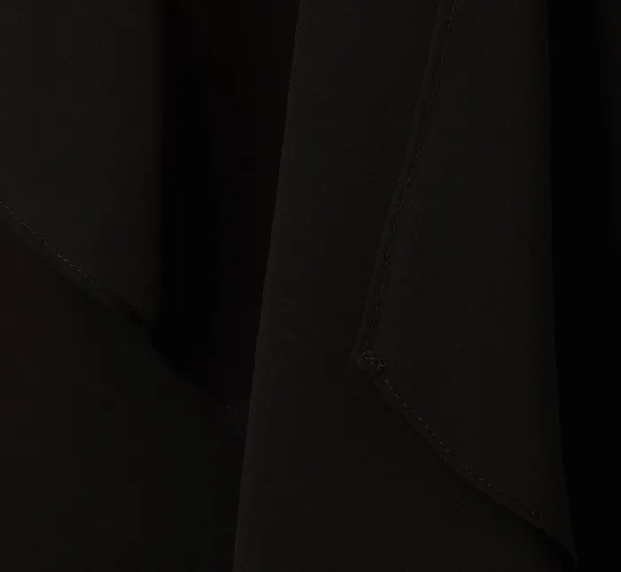 Adrianna Papell Sleeveless Chiffon Dress With Cascading Details In Black Black Women Short Dresses Adrianna Papell Sleeveless Chiffon Dress With Cascading Details In Black Black Women Short Dresses