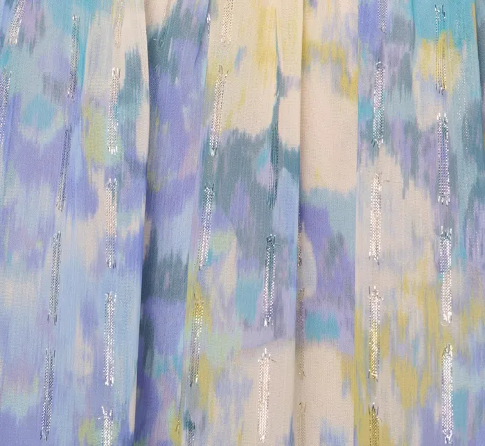 Adrianna Papell Watercolor Floral Print Gown With Off The Shoulder Neckline In Blue Multi Blue Multi Women Floral Dresses Adrianna Papell Watercolor Floral Print Gown With Off The Shoulder Neckline In Blue Multi Blue Multi Women Floral Dresses