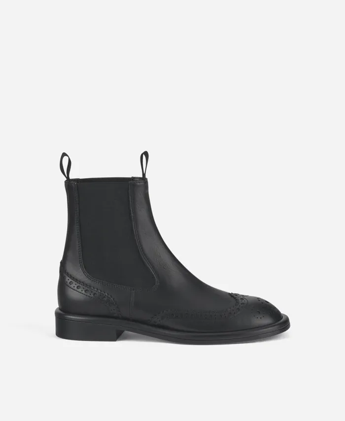 AGL Ankle Boot With Elastic Black ALISON BEAT Women Booties