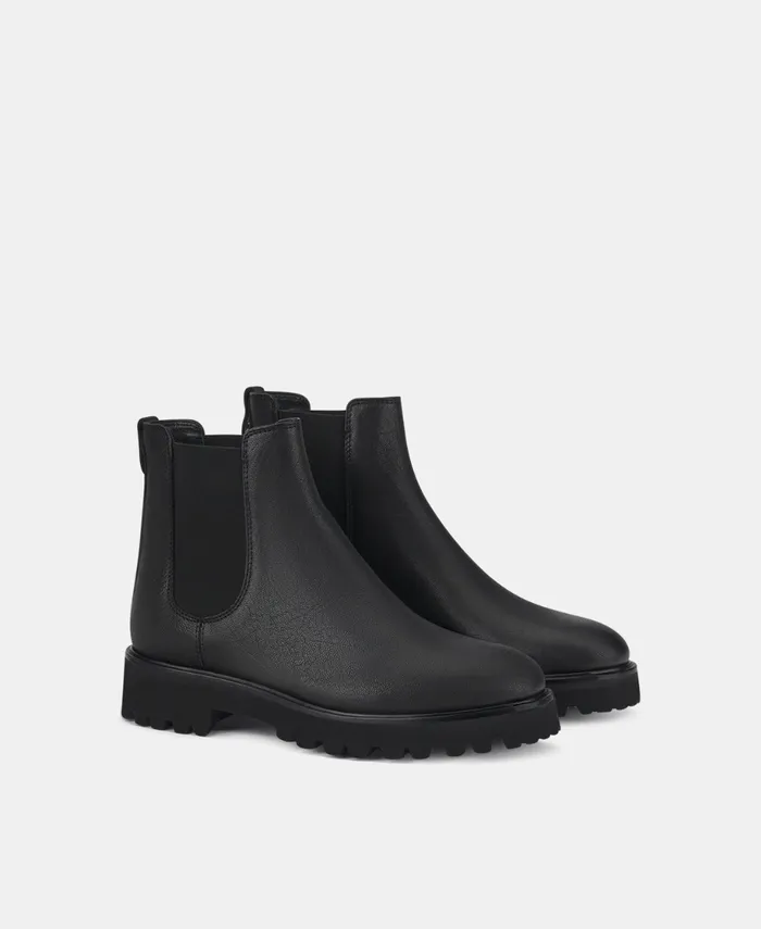 AGL Ankle Boot With Elastic Black Goldie Beatle Women Booties