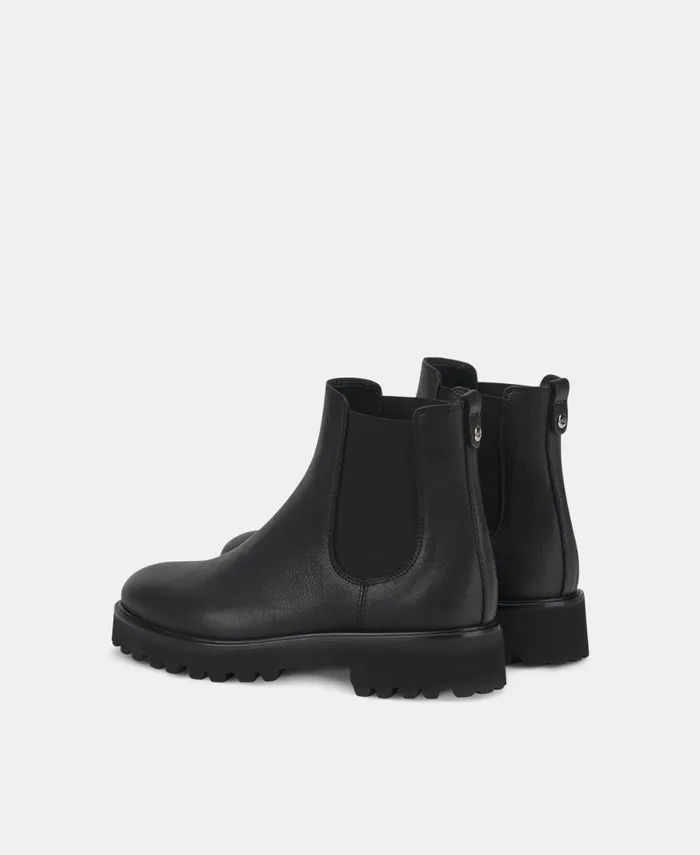 AGL Ankle Boot With Elastic Black Goldie Beatle Women Booties