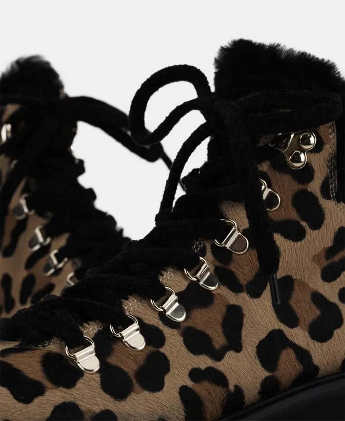 AGL Ankle Boot With Fur Black Goldie Mountain Women Booties