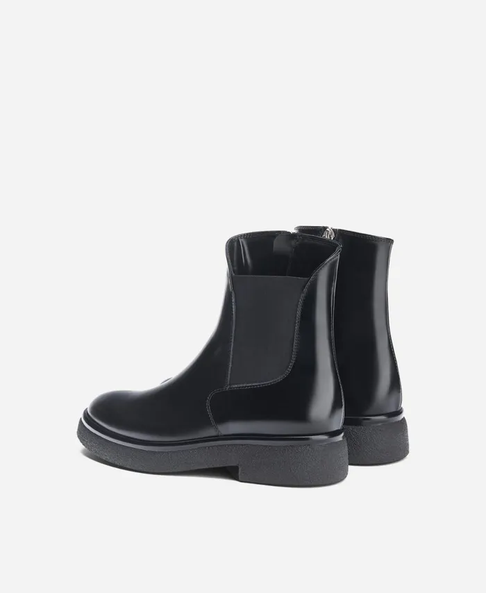 AGL Ankle Boot With Zipper And Elastic Black ALISON R BEAT Women Booties