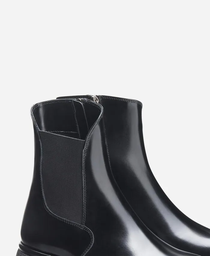 AGL Ankle Boot With Zipper And Elastic Black ALISON R BEAT Women Booties