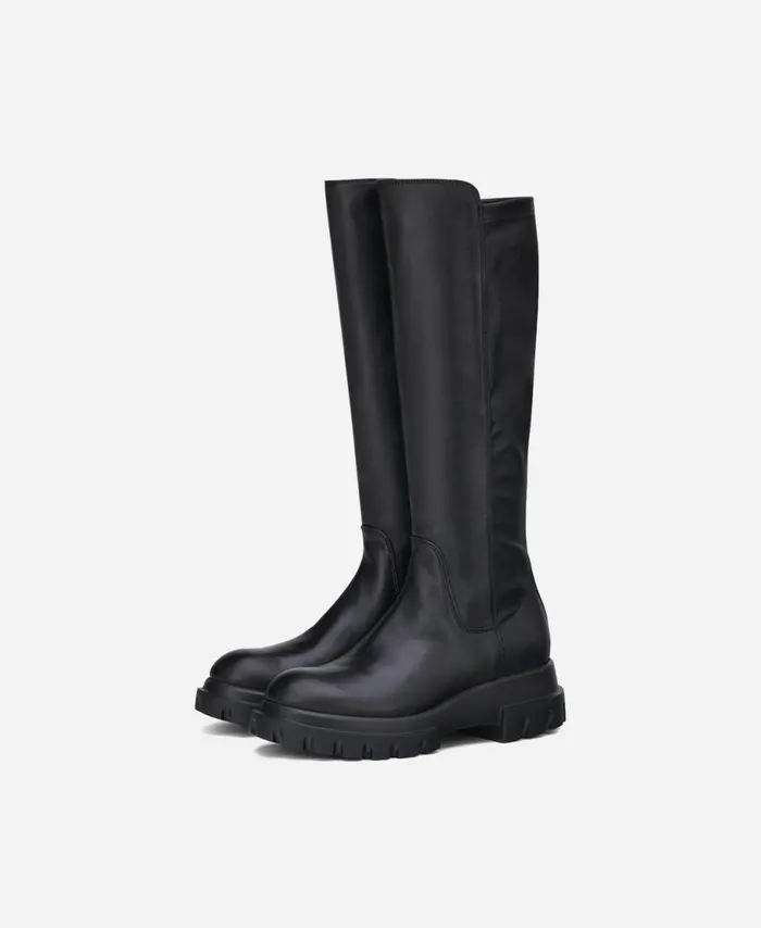 AGL Boot With Chunky Sole Black MALIKA Women Boots