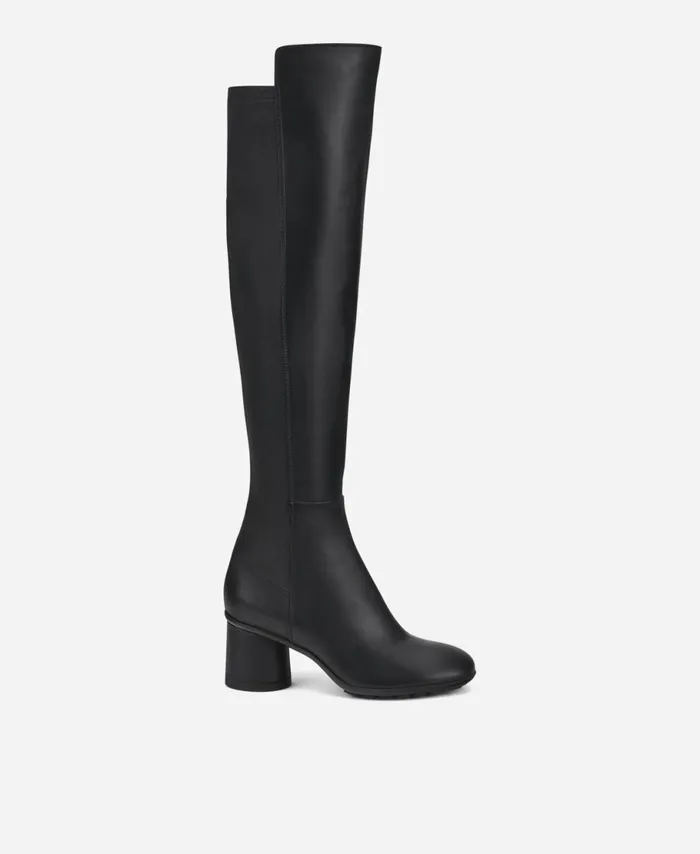 AGL Boot With Stretch Shaft Black Curvy Boot Women Boots