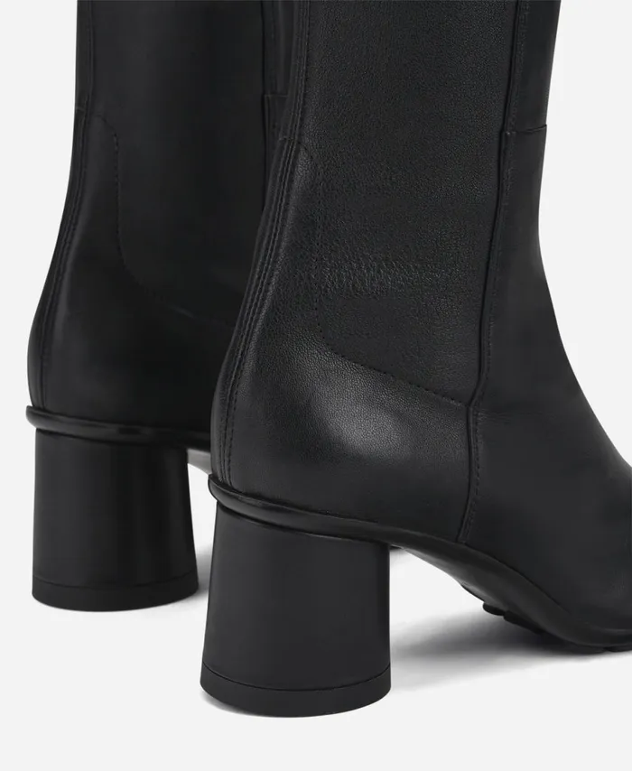 AGL Boot With Stretch Shaft Black Curvy Boot Women Boots