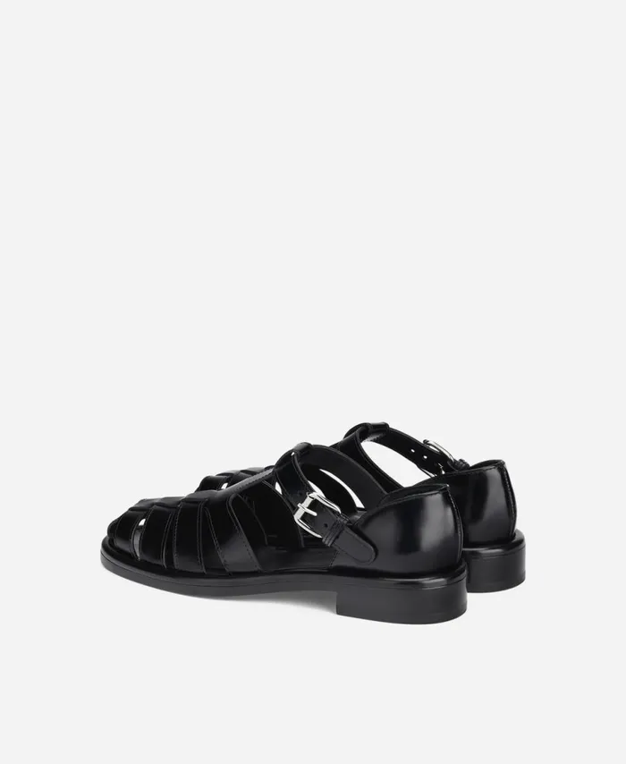 AGL Cage Shoe Black ALISON OPEN Women Flats