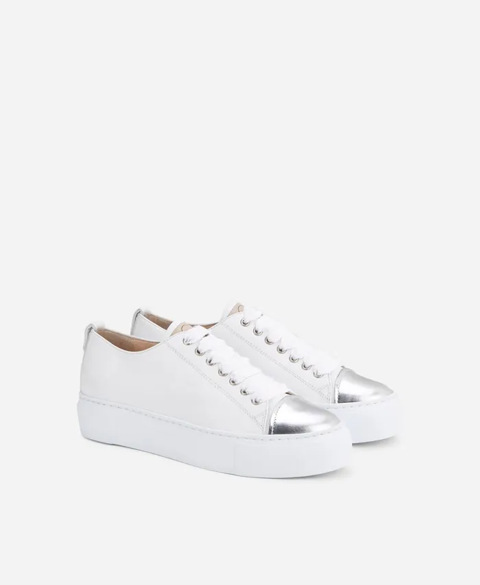AGL Captoe Sneaker White Mollie Women Sneakers