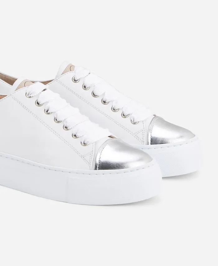 AGL Captoe Sneaker White Mollie Women Sneakers