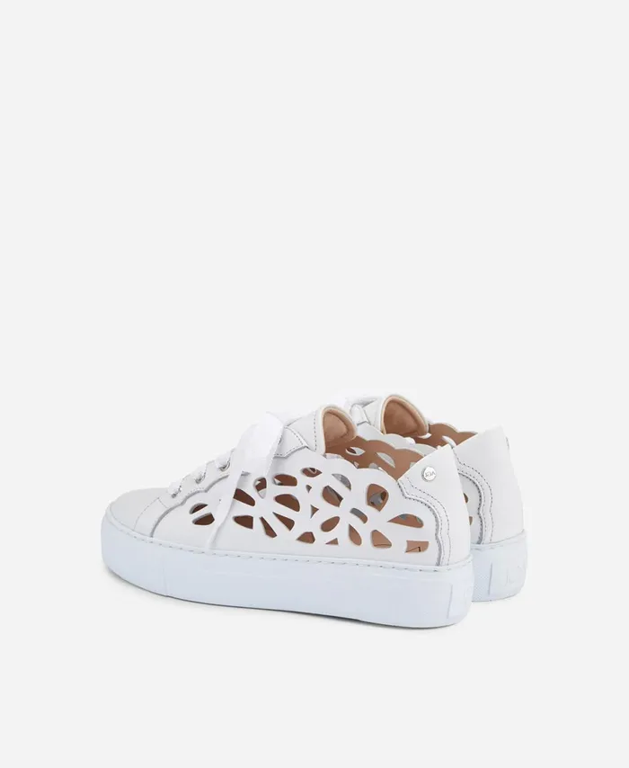 AGL Cutout Sneaker White Mandi Women Sneakers