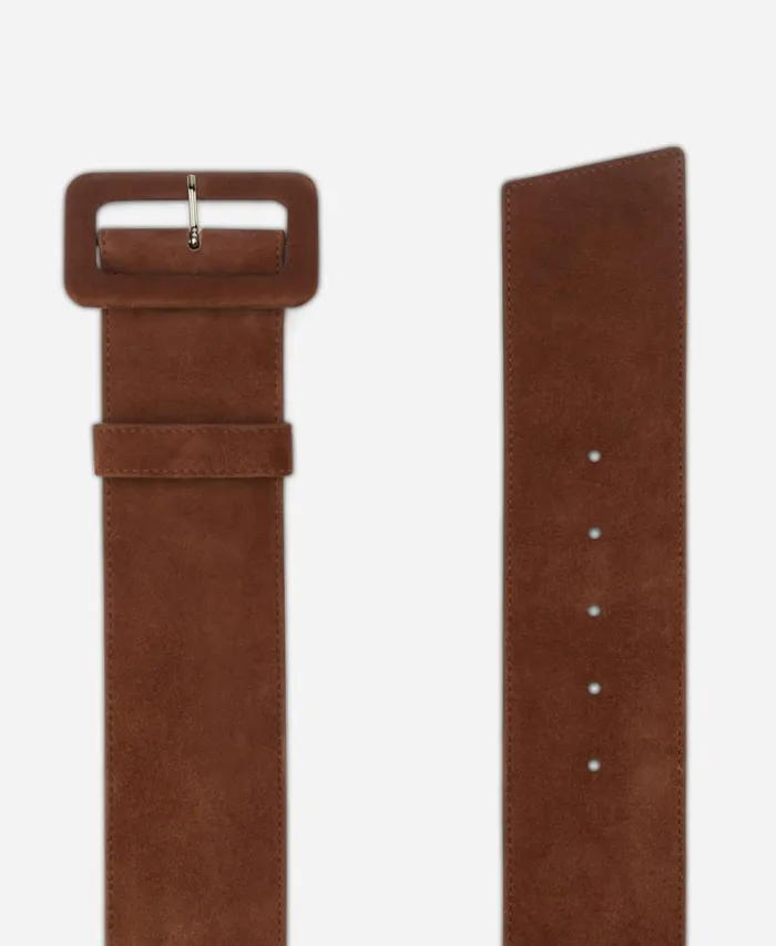 AGL Leather Belt Cognac VIRGINIA Women Belts