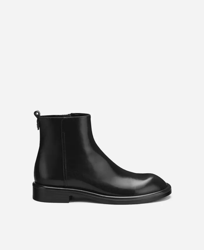 AGL Leather Bootie Black ALISON Women Booties