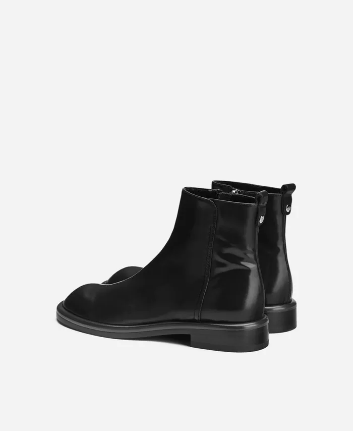 AGL Leather Bootie Black ALISON Women Booties