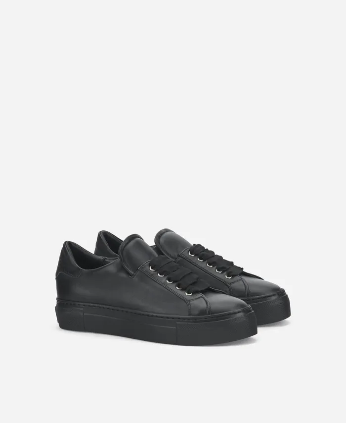 AGL Leather Sneaker Black EDDA Women Sneakers