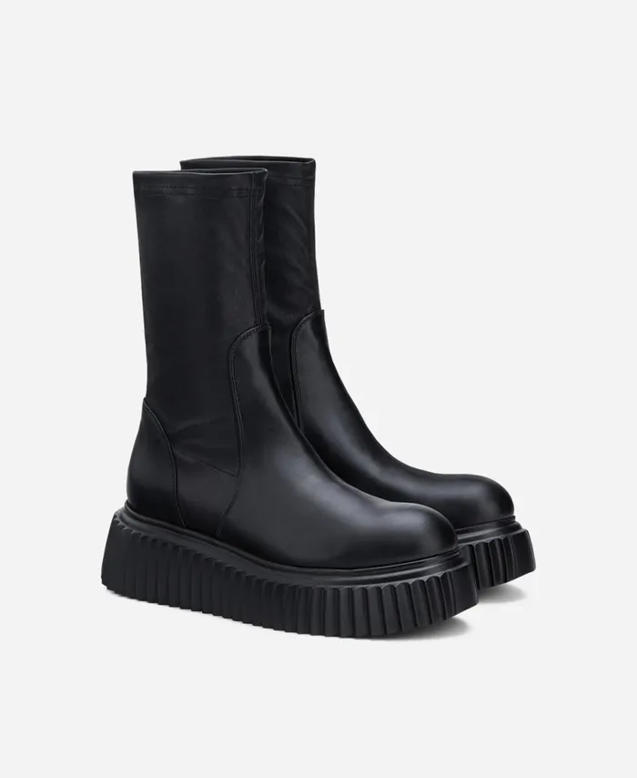 AGL Nappa Ankle Boot Black MILAGROS STRETCH Women Booties