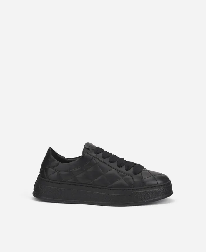 AGL Quilted Sneaker Black Giuly Matelass Women Sneakers