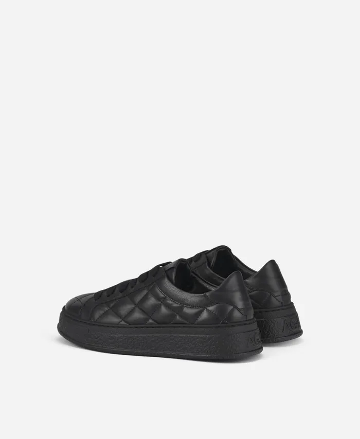 AGL Quilted Sneaker Black Giuly Matelass Women Sneakers