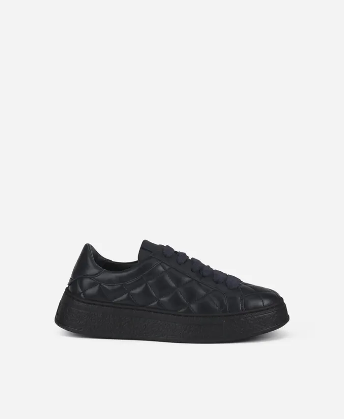 AGL Quilted Sneaker Blue Giuly Matelass Women Sneakers