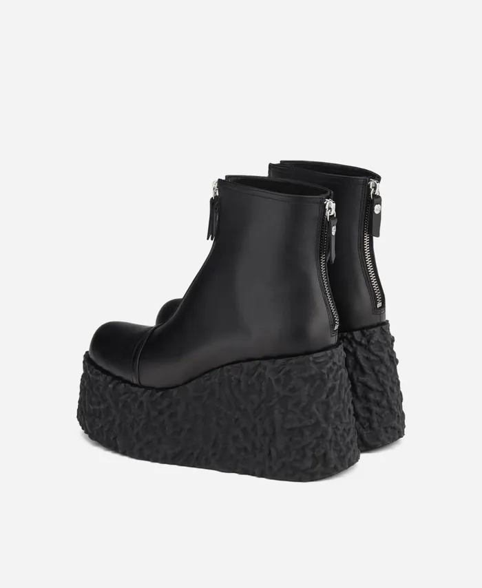 AGL Stretch Nappa Boot Black LAVA Women Booties
