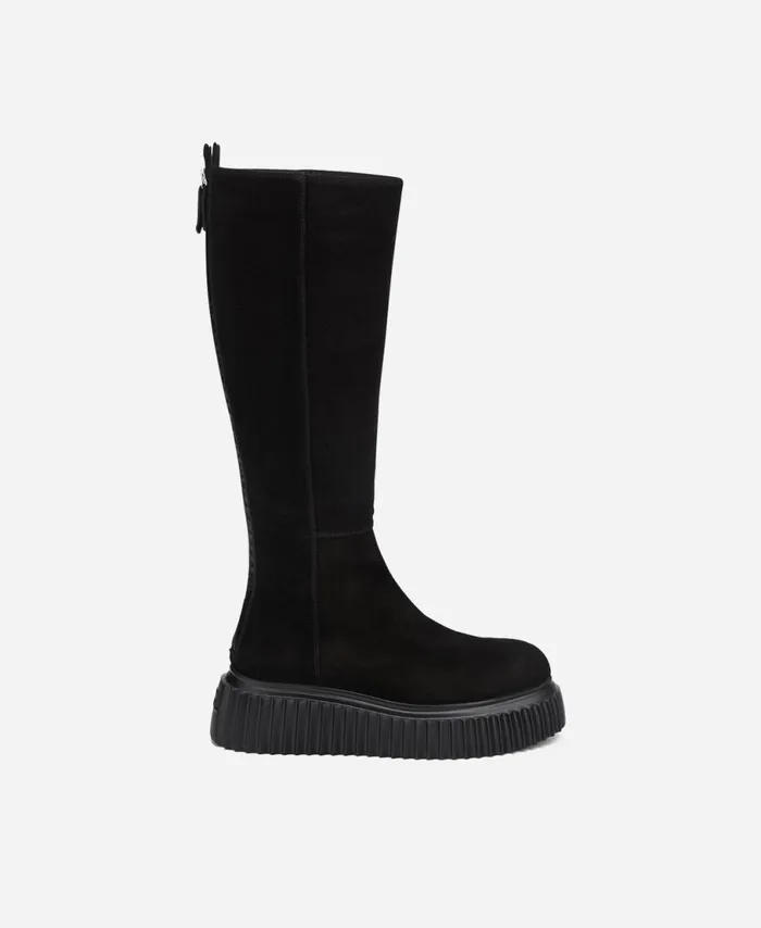 AGL Velour Boot Black MILAGROS BOOT Women Boots