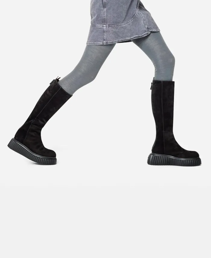 AGL Velour Boot Black MILAGROS BOOT Women Boots
