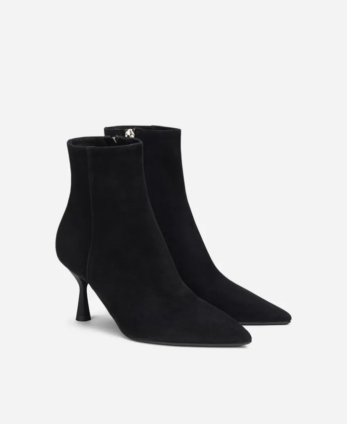 AGL Velour Bootie Black IDE BOOTIE Women Booties