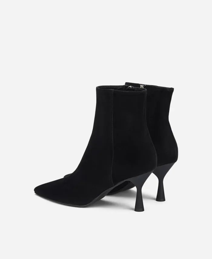 AGL Velour Bootie Black IDE BOOTIE Women Booties