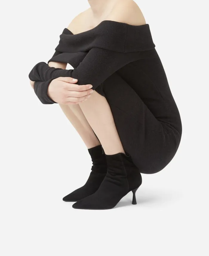 AGL Velour Bootie Black IDE BOOTIE Women Booties