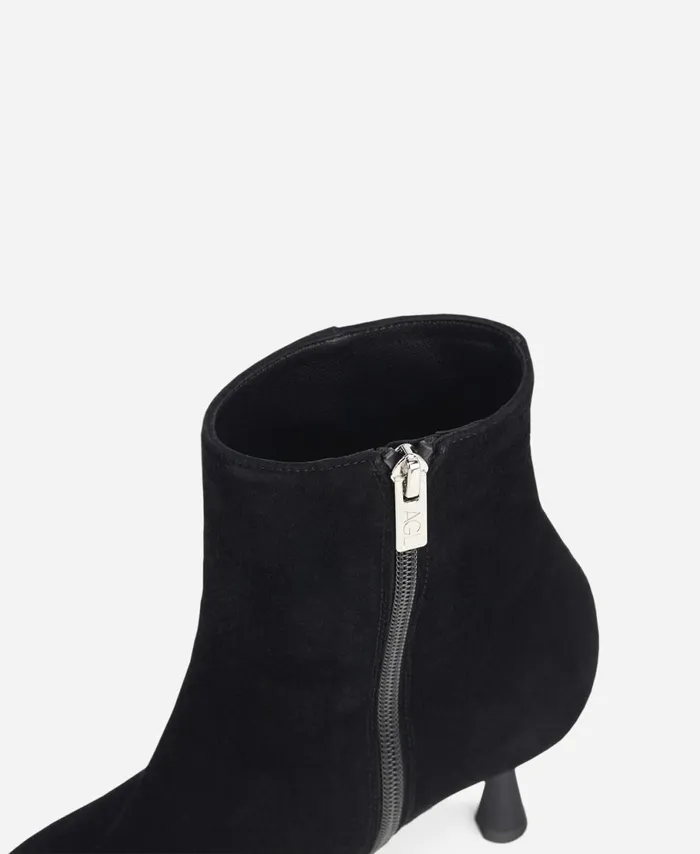 AGL Velour Bootie Black IDE BOOTIE Women Booties