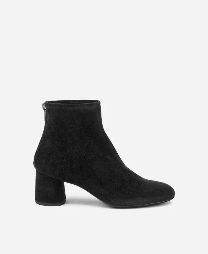 AGL Velour Bootie Black OLGA Women Booties