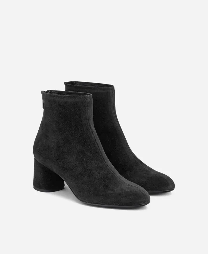 AGL Velour Bootie Black OLGA Women Booties