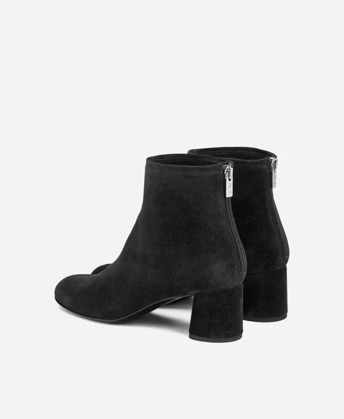 AGL Velour Bootie Black OLGA Women Booties