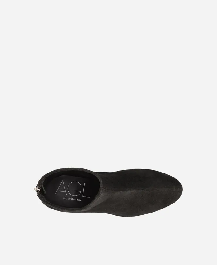 AGL Velour Bootie Black OLGA Women Booties