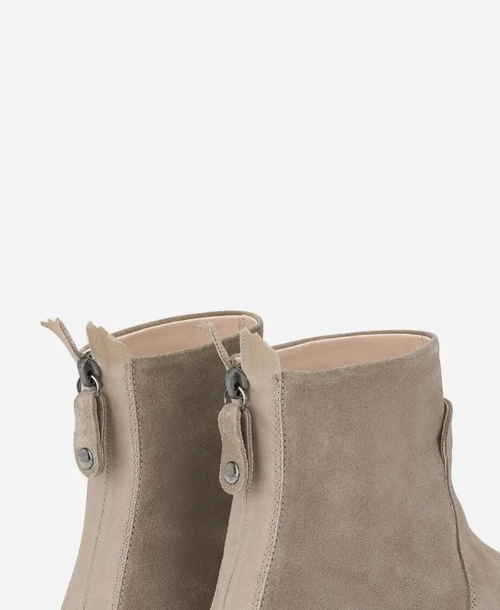 AGL Velour Sneaker Boot Taupe MEGHAN BOOTIE Women Sneakers