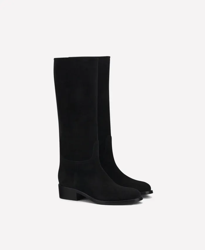 AGL Waterproof Velour Boot Black Georgia Women Boots